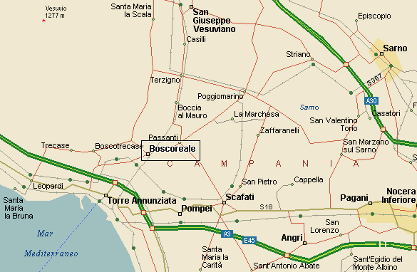 cartina Boscoreale